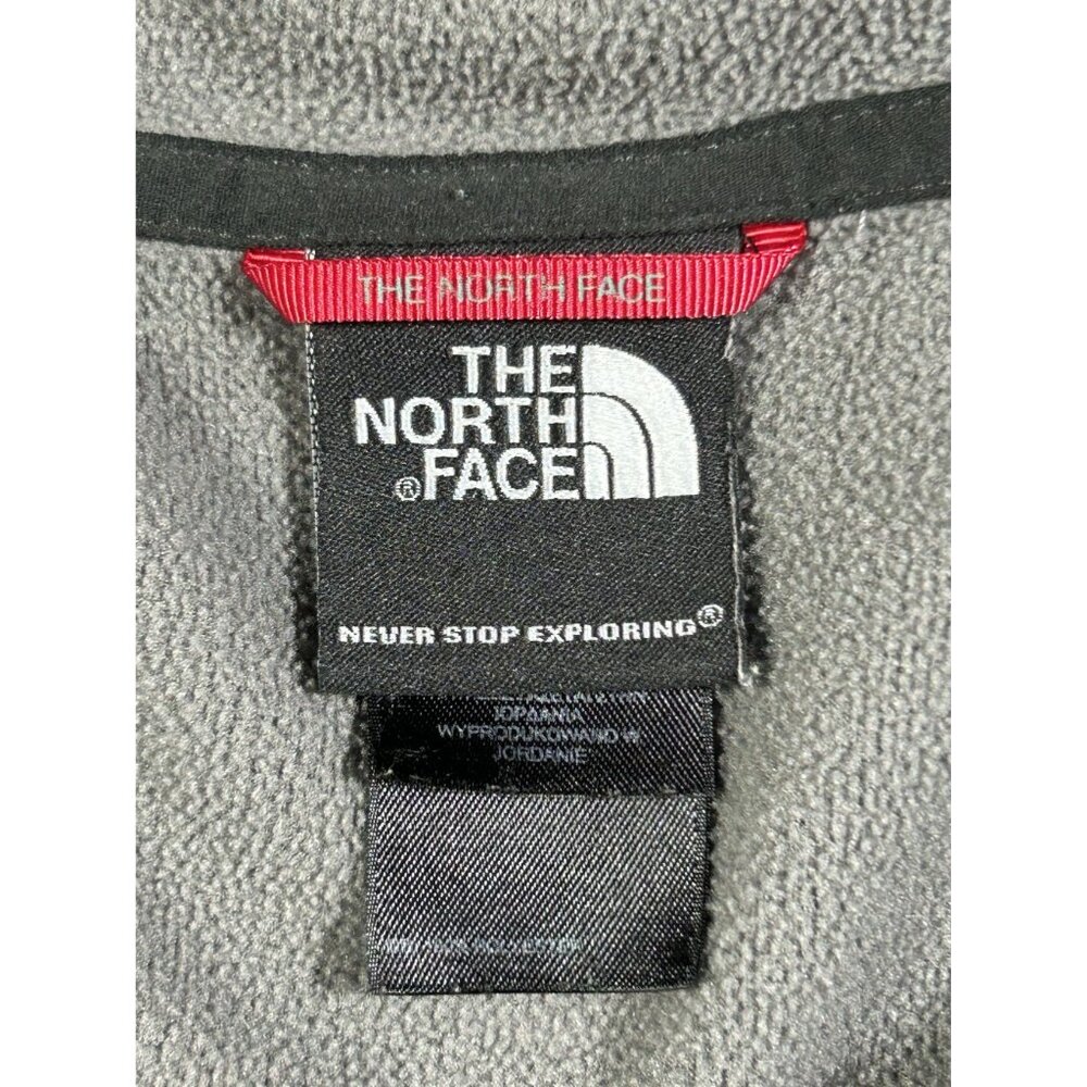 The North Face Men's Gray Full-Zip Hooded Jacket With Blue Logo Size XL 3045 - Picture 5 of 12